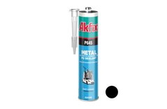 Герметик поліуретановий (авто) AKFIX P645 310 мл/400 г чорний AA103