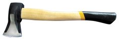 Сокира-колун MASTERTOOL 1000 г HRC 50 рукоятка з дерева з полімерним захистом 430 мм 05-0131