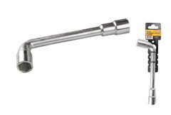 Ключ торцевий з отвором L-подібний MASTERTOOL 17 мм CRV 73-4017